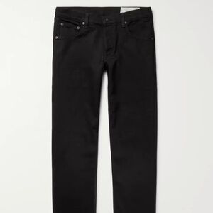 Rag & Bone Fit 2 Slim Fit Stretch Denim Black Jeans - Size 30